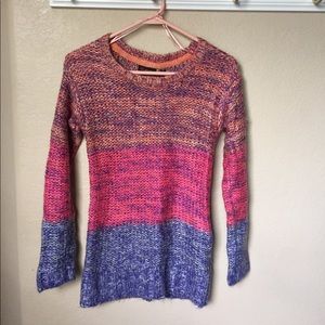 Space dye sweater